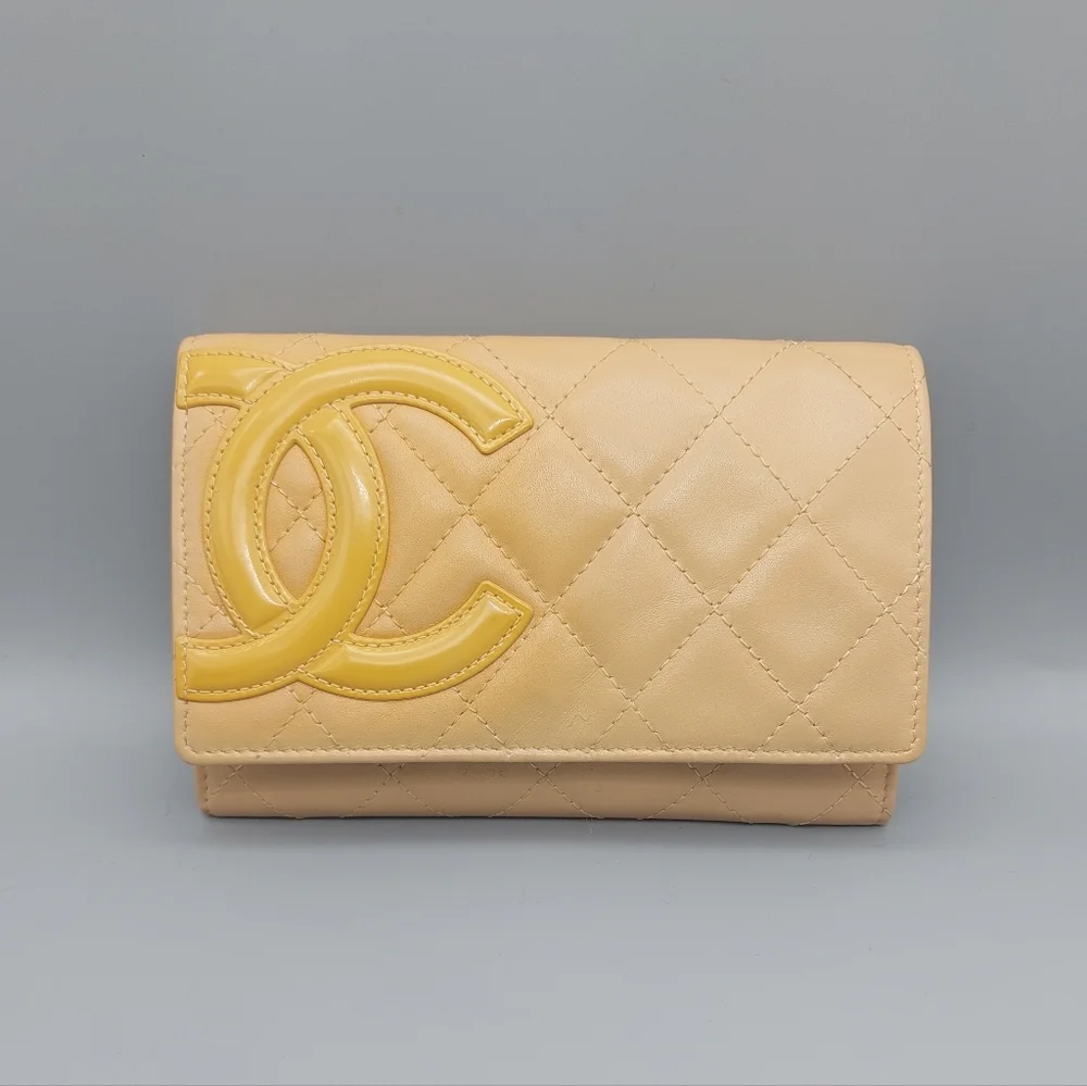 🧡CHANEL Authentic Cambon Small Wallet/Clutch🧡